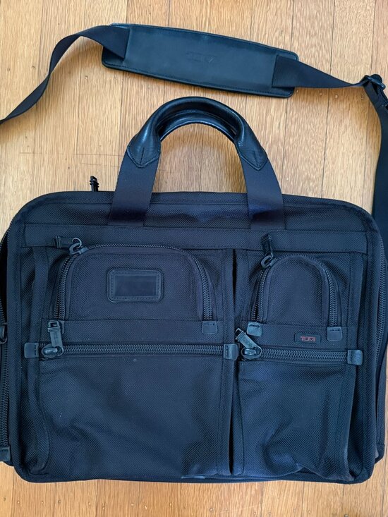 Tumi Other - Tumi Alpha Black Ballistic Nylon Briefcase 26145DH
